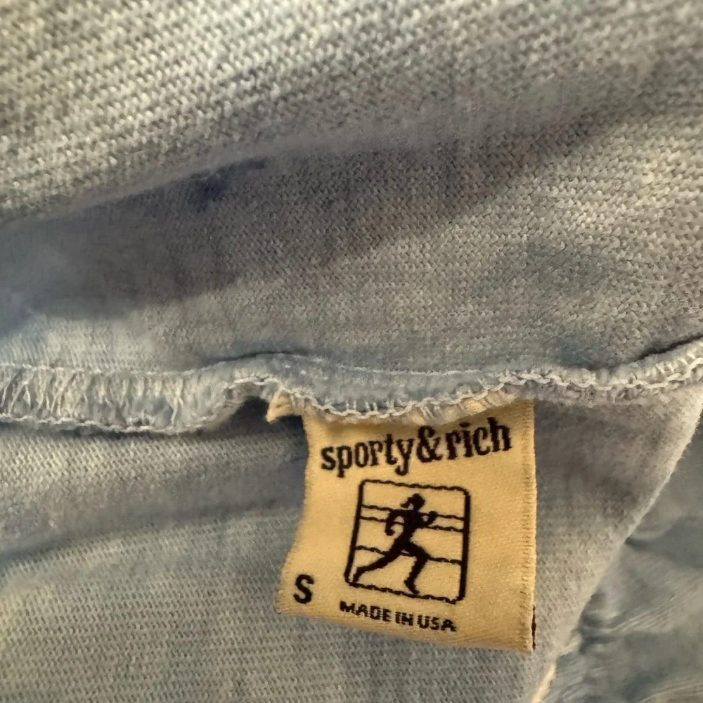 Sporty & Rich Blue Tie Dye Gym Shorts Size Small - Picture 9 of 10